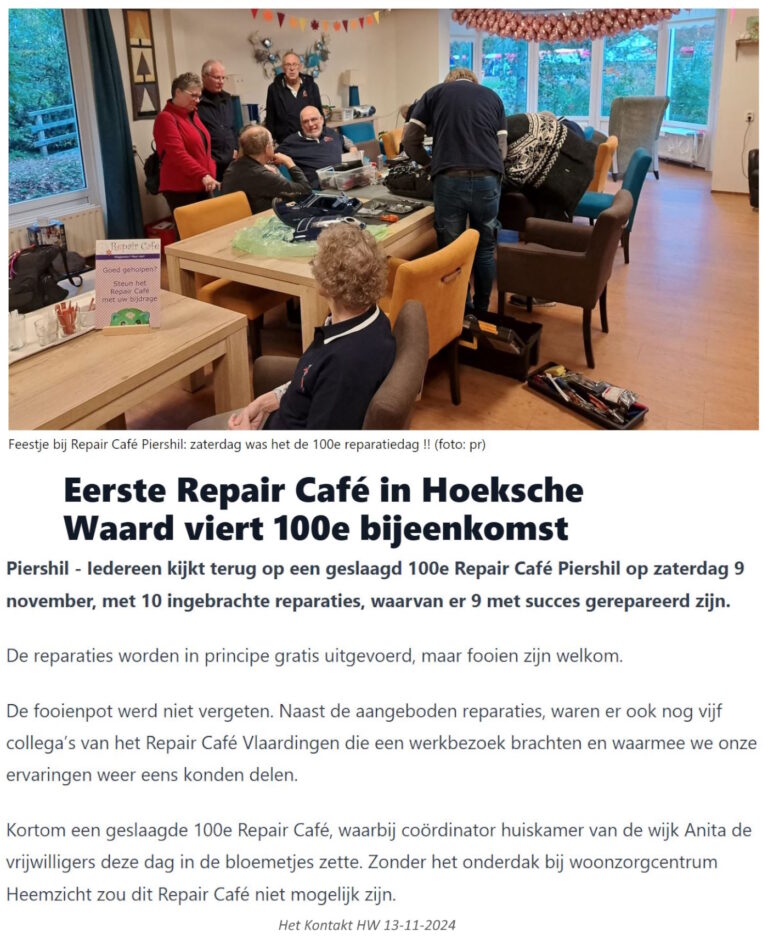 Repair Café Piershil 100